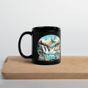 Black Pagosa Springs Mug