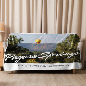 Pagosa Springs Sherpa blanket