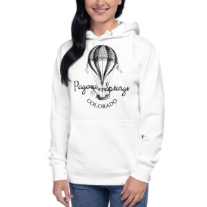 Pagosa Springs Antique Old Fashioned Hot Air Balloon Unisex Hoodie